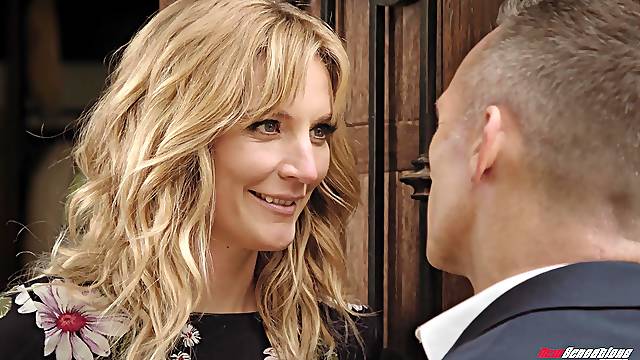 Elegant MILF wants the younger man's dong in both her soaked holes