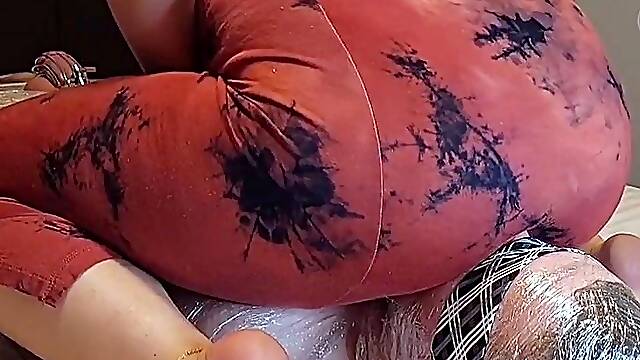 Cruelqueen - Mummified Face Sitting And Farting In Chastity