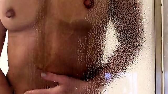 Big boobs milf masturbates with her dildo