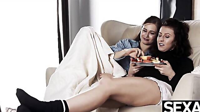 Emylia Argan and Stella Cardos busty trailer by Sex Art