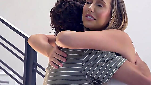 Stepmom Brett Rossi has sex with her stepson before he leaves for college