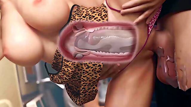3D sex in public place uncensored XXX game simulator
