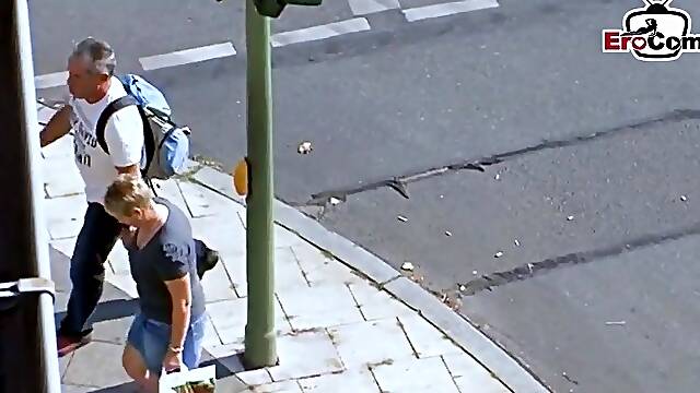 Short-haired German Housewife Wants Kitchen Sex