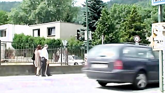 Step grandpa fucks teen cunt while wife watches