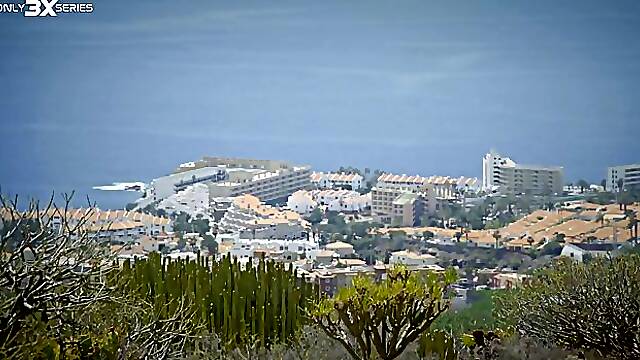 Chloe Lamour is having amazing sex in the nature, after giving a blowjob to a handsome guy