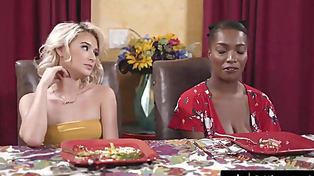 Christie Stevens' sensual foursome with a black stud