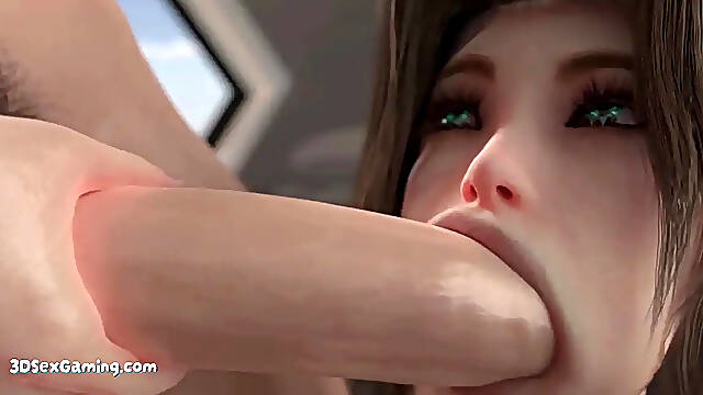 FUTA on FUTA Threesome - Big Tit Milf and Teen in 3D Sex Game
