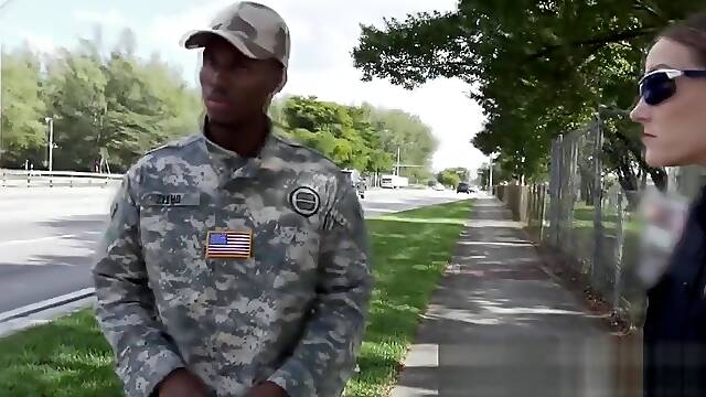Fake soldier got the chance to fuck with two stunning horny MILFs before going to jail