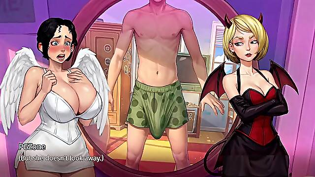 Sexy Neighbour is Using a meaty cork - Taffy Tales Season 5 Sex Game Part 2