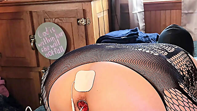 Ass electro probed and fucked