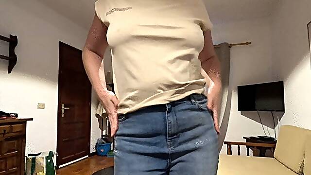 Home Wet Jeans - No Control Pee