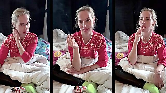 German SF Chat with Subtitel Chain Smoking corks