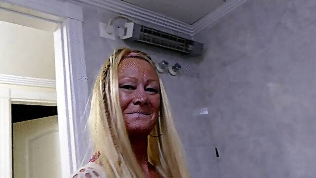 Pissing & masturbating over the toilet after taking off my panties
