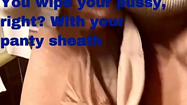 JOI Francais - How to Dry Yourself Well with a Girdle - French Amateur Video Eng Sub