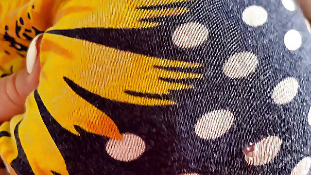 Egyptian Plays with Her Hot Tits and Pussy