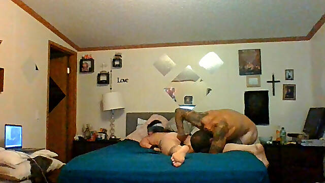 Satin Lady Gets Her First Feel of Her New Favorite Toy