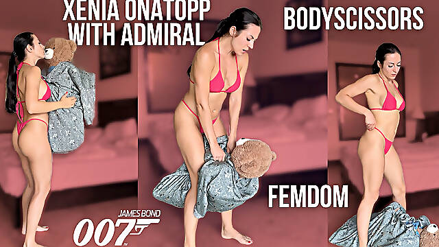 Sadistic Xenia Onatopp with Admiral Scene Standing Bodyscissors (james Bond 007)
